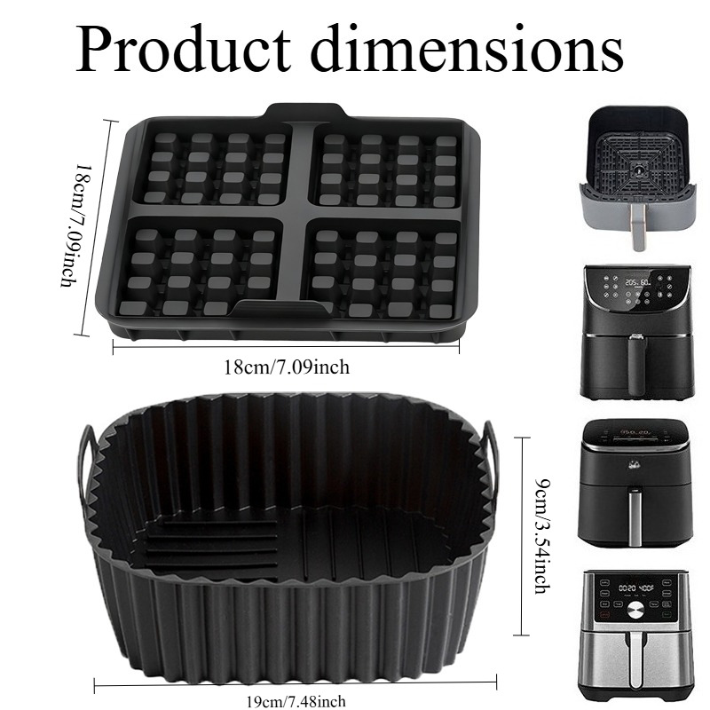 Reusable Air Fryer Silicone Li - Microwave Oven ulasan dan harga