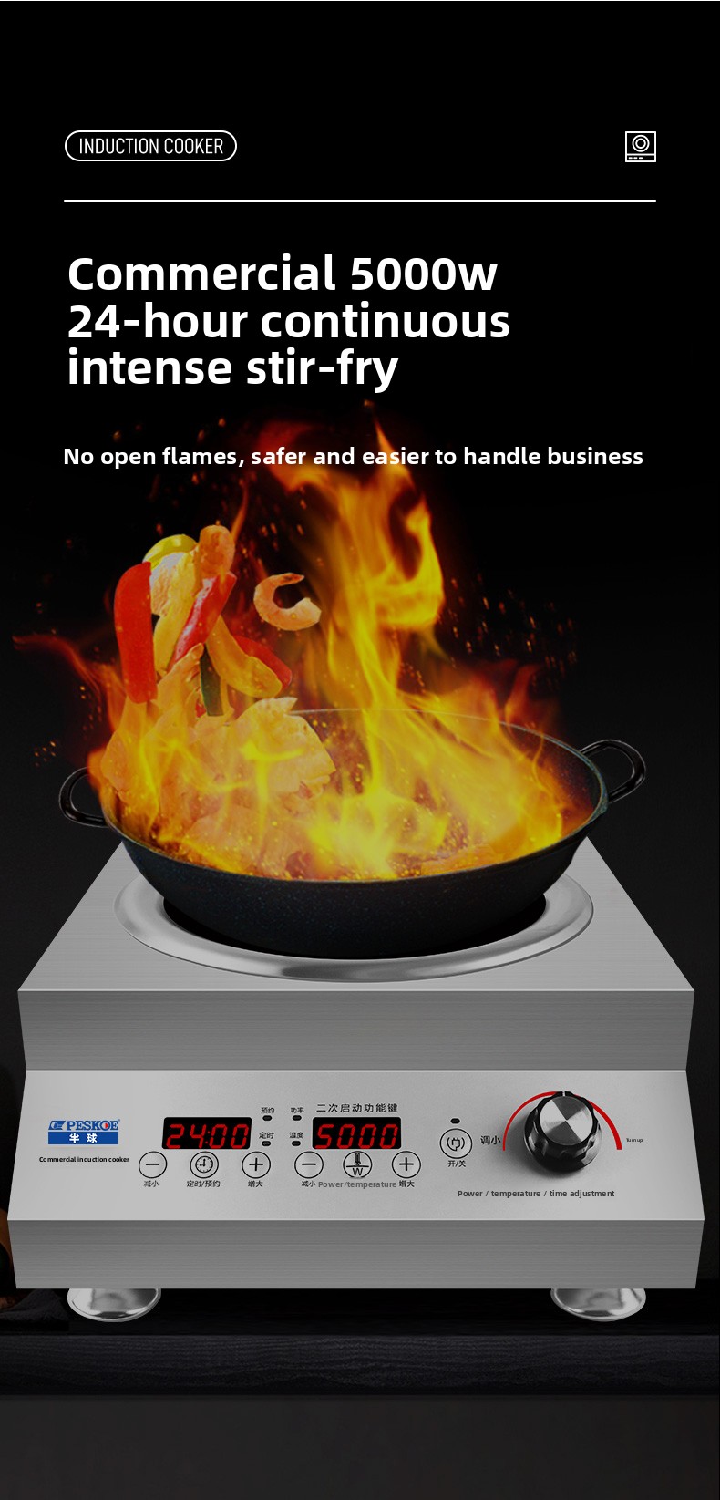 220V Commercial Induction Cook - Induction Cooktop Portable ulasan dan harga