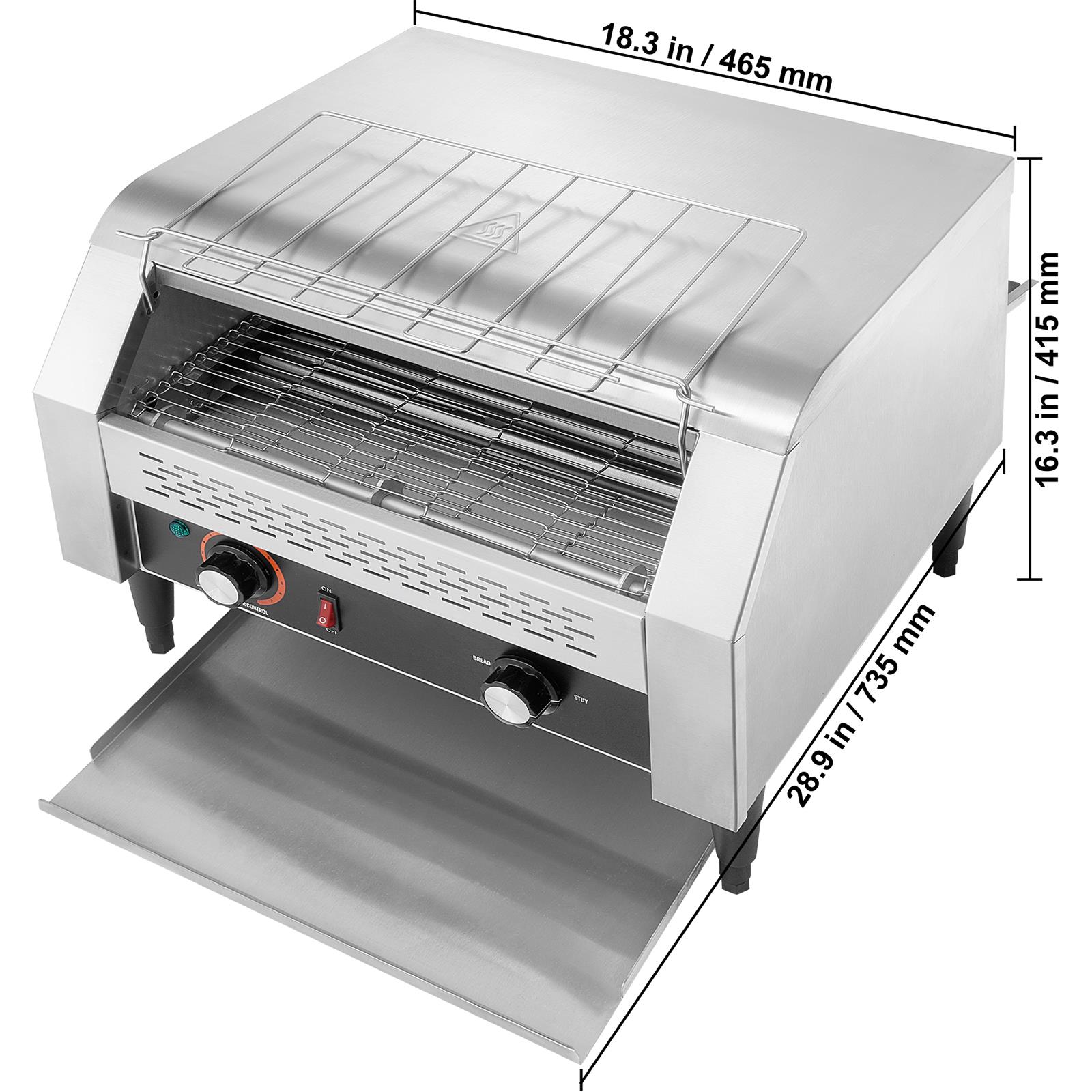 Commercial Conveyor Toaster 45 - Toaster ulasan dan harga
