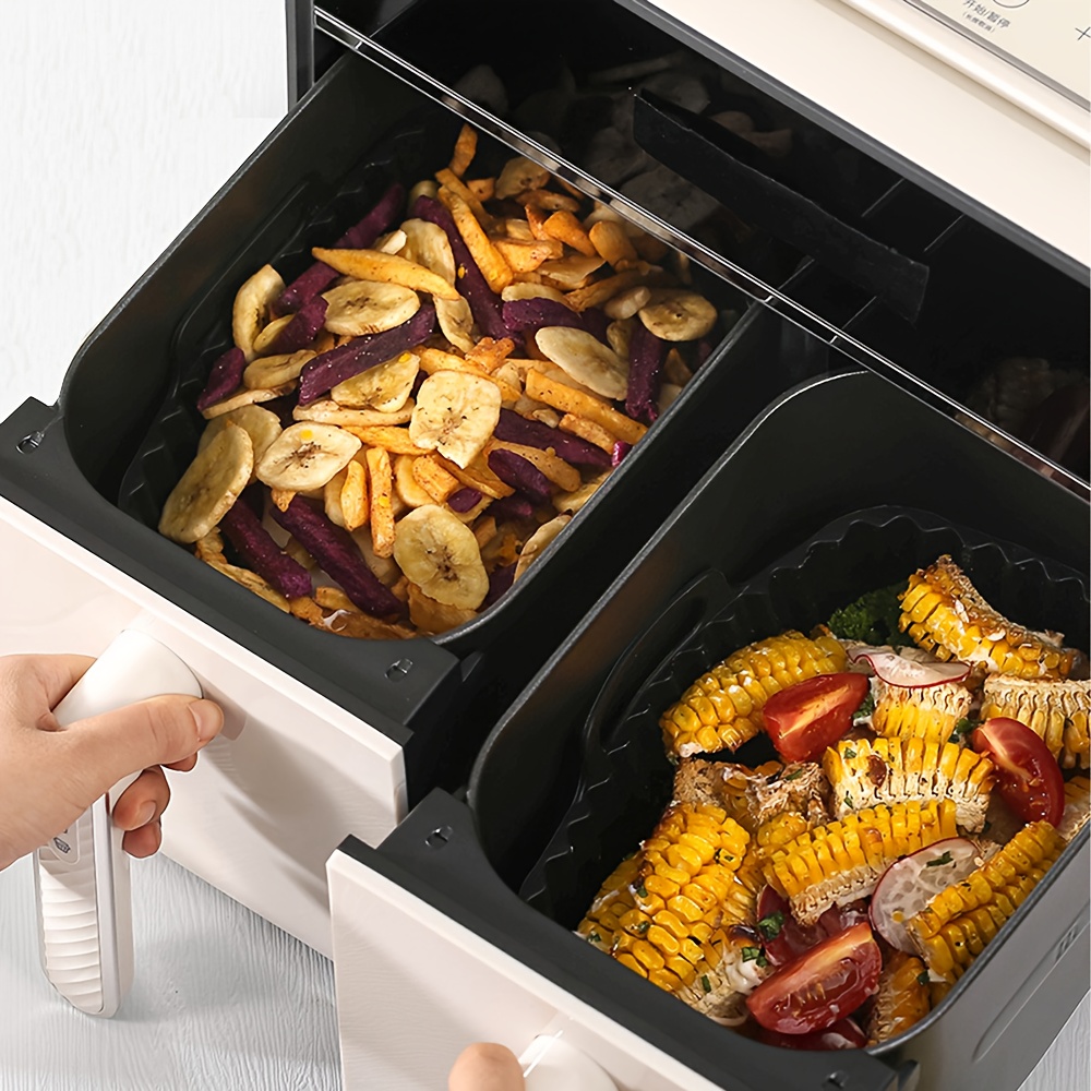 2Pcs Air Fryer Silicone Pot Ai - Microwave Oven ulasan dan harga