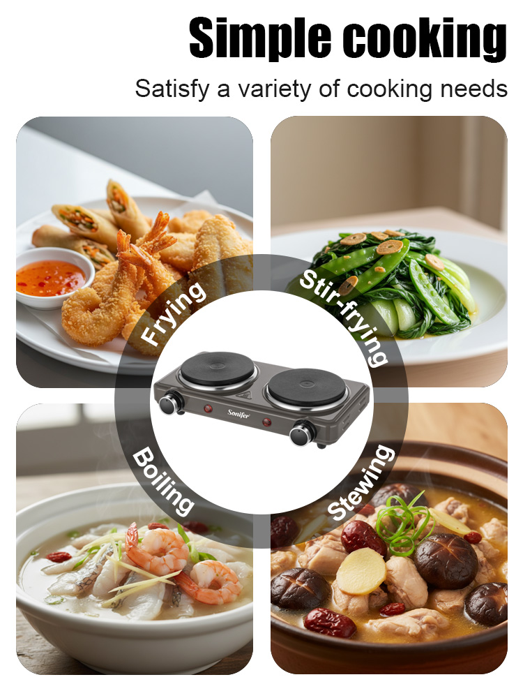 Double Burner Electric Stove S - Induction Cooktop Portable ulasan dan harga