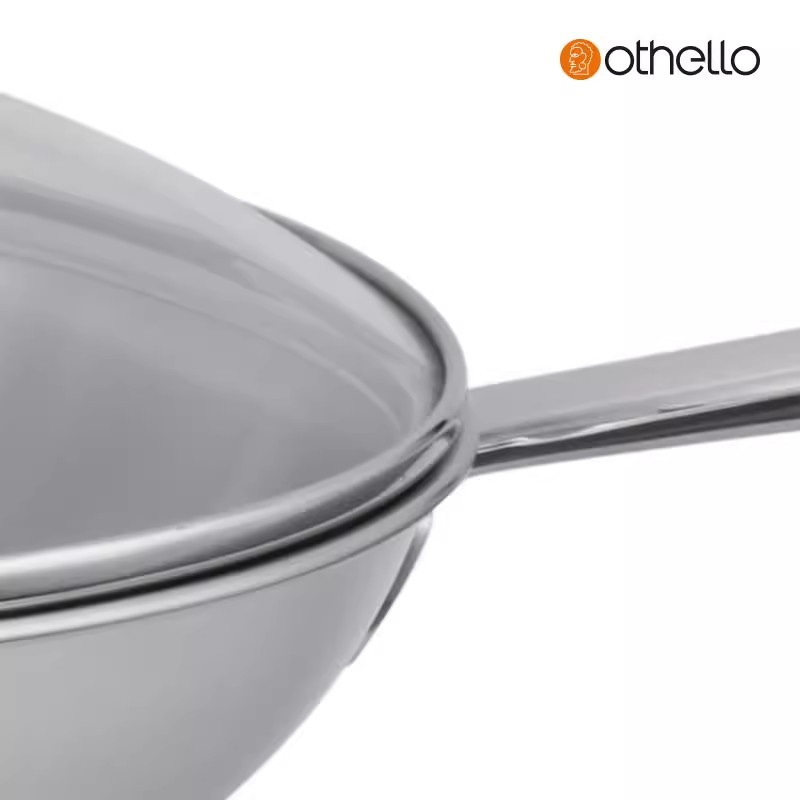 18/10 Stainless steel wok glas - Induction Cooker ulasan dan harga