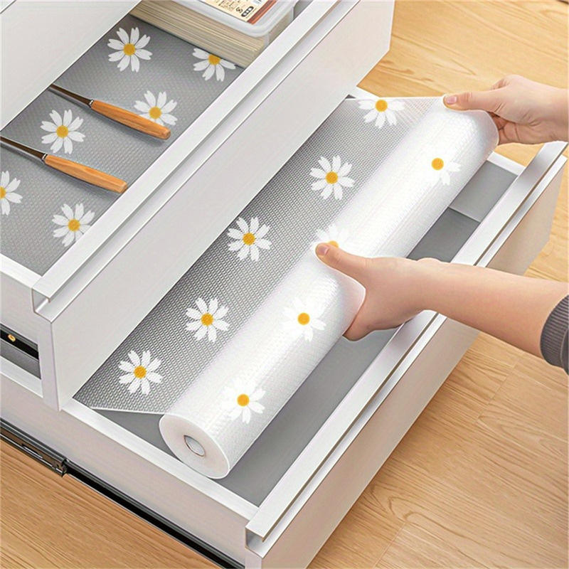 1 Roll Daisy Shelf Liner For K - Kitchen Appliances Cabinet ulasan dan harga