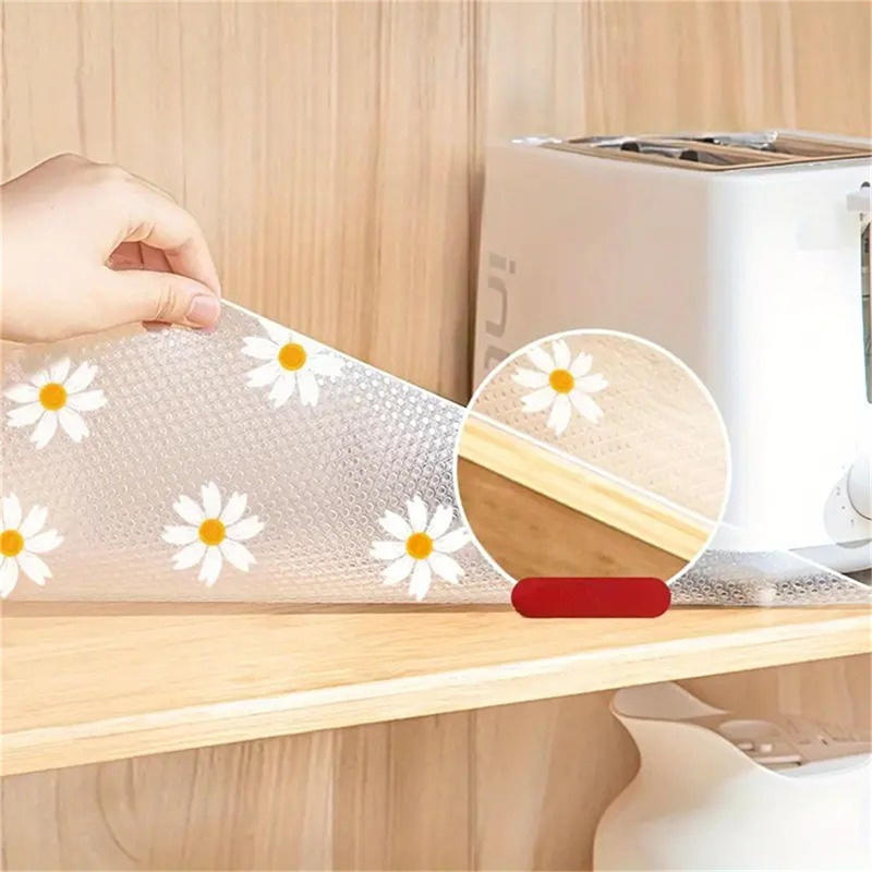 1 Roll Daisy Shelf Liner For K - Kitchen Appliances Cabinet ulasan dan harga