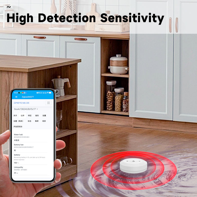 Smart Zigbee Water Leak Detect - Kitchen Appliances Video ulasan dan harga