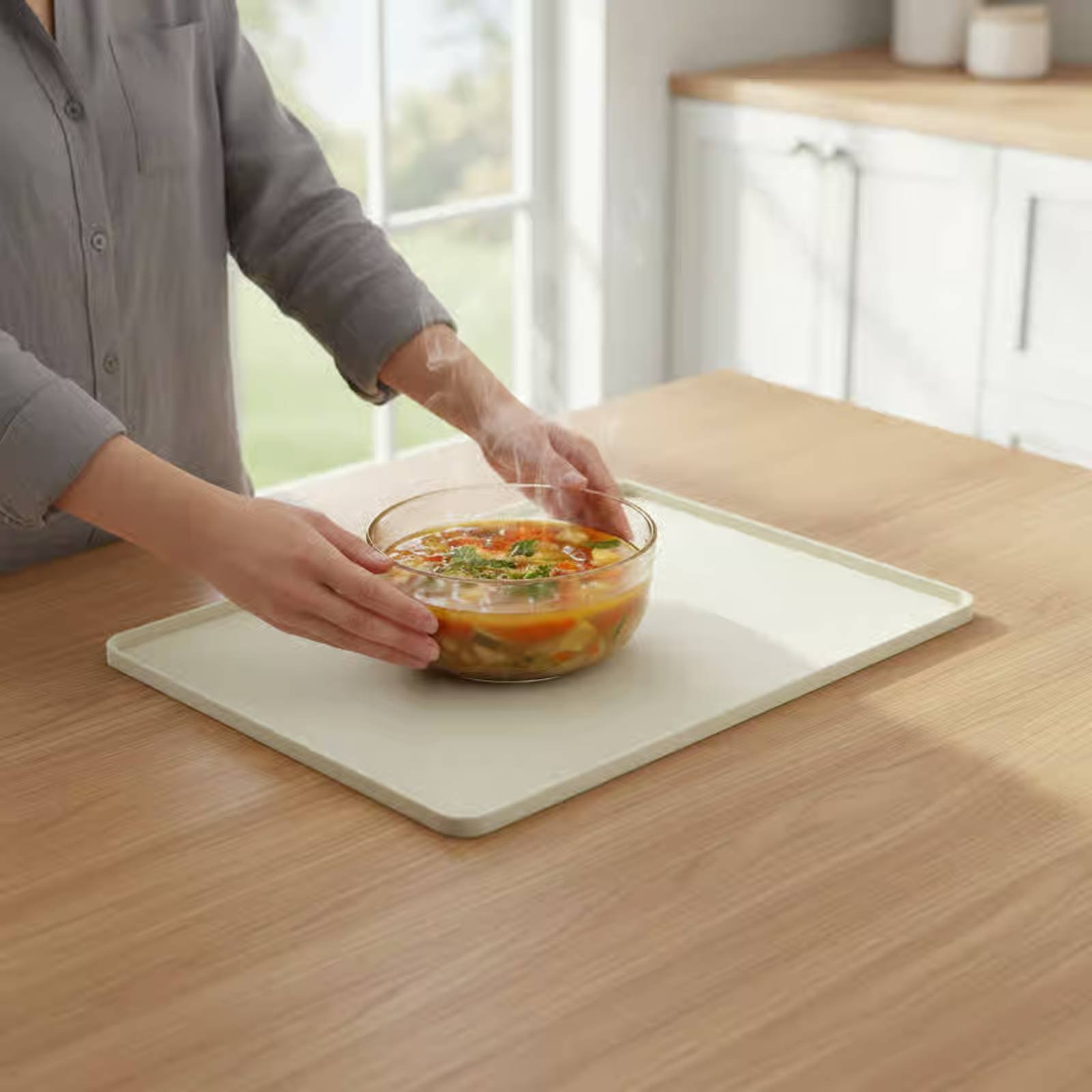 Silicone Microwave Top Mat Fle - Microwave Oven ulasan dan harga